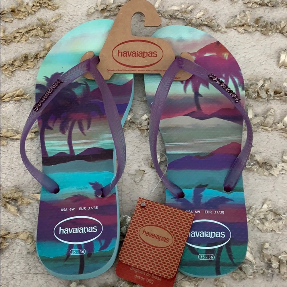 Tropical printed Havaianas